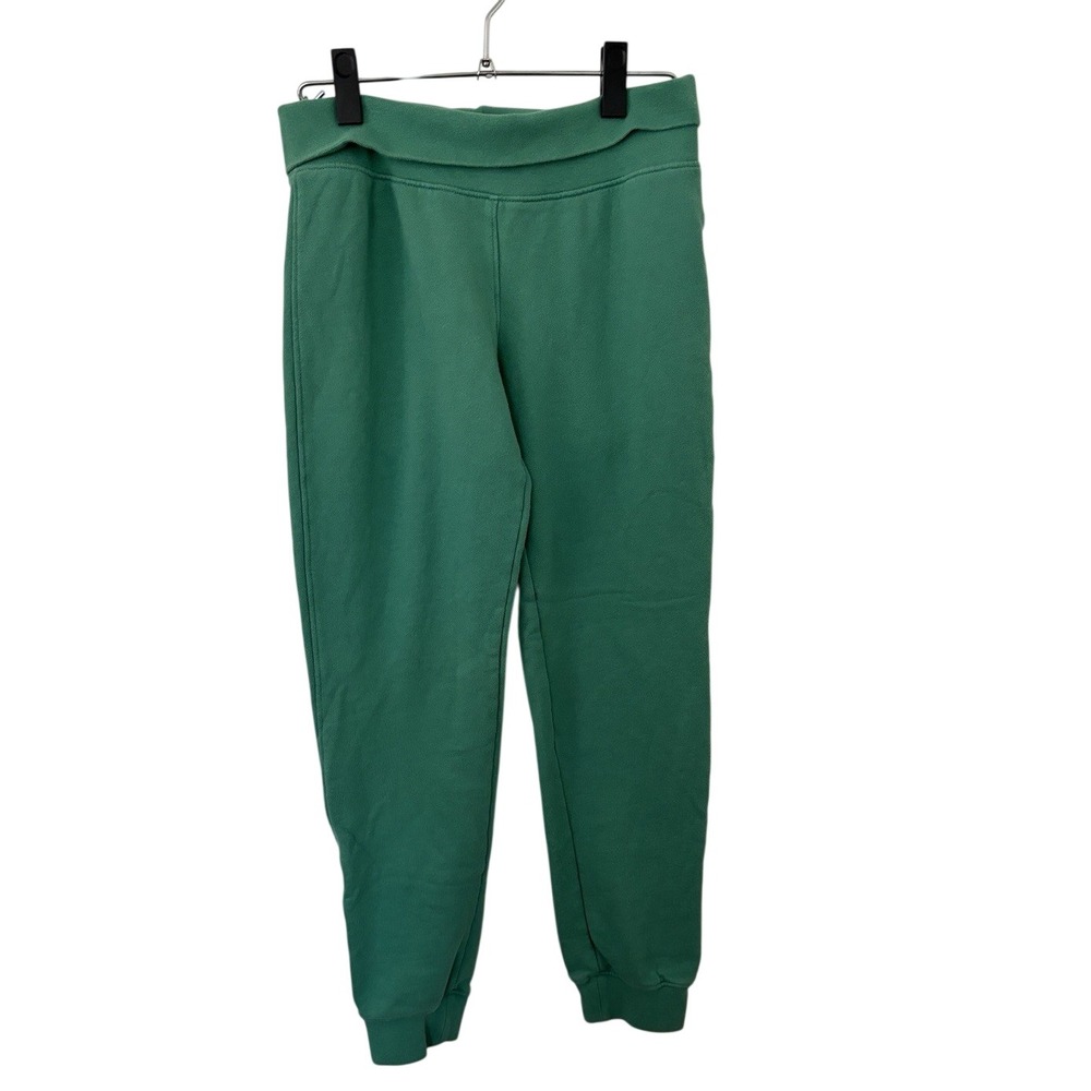 Old Navy Sweatpants Womens Small Green Joggers Fleece High Waist Loungewear Boho